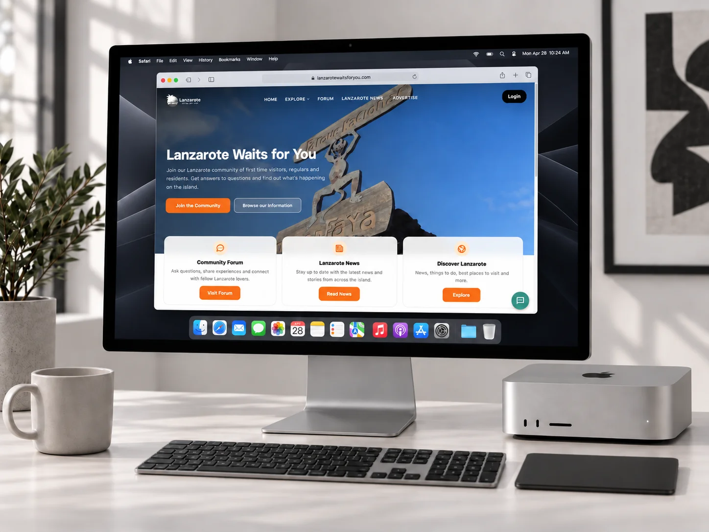 Editorial Web Site Design Lanzarote